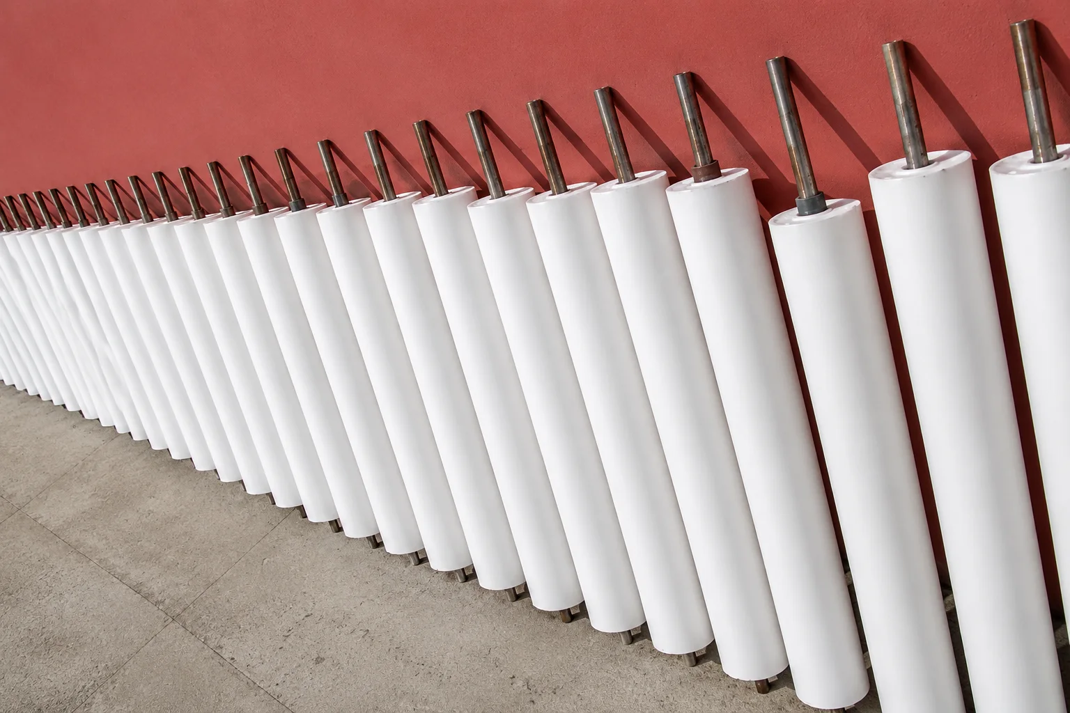 Custom industrial sponge roller made to customer drawing