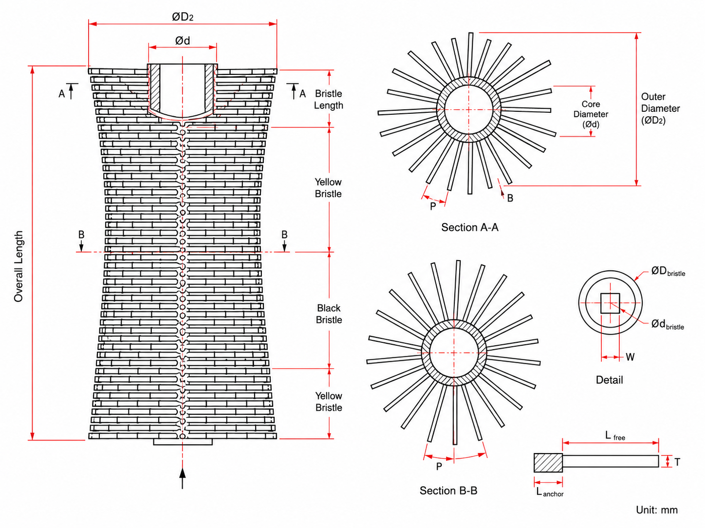 Cow brush drawing example for custom production review