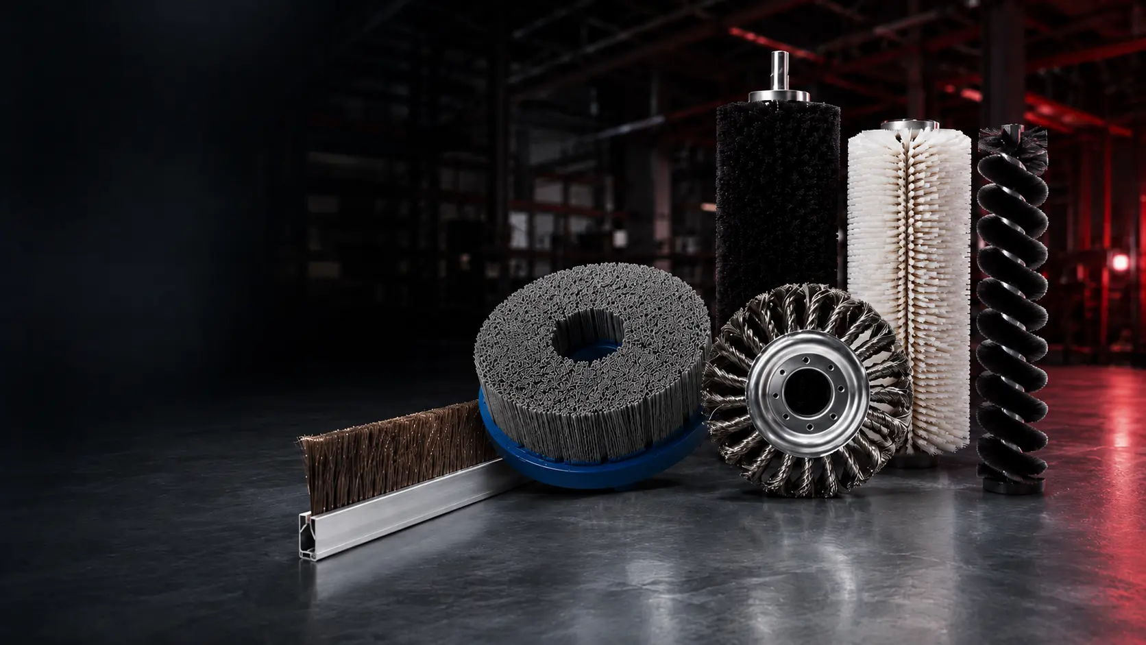 Custom industrial brush product families for OEM and replacement projects