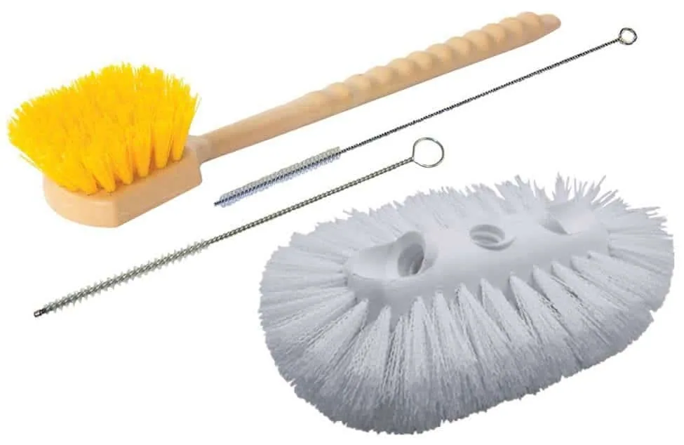 Specialty food-grade brushes for high-temperature and anti-static cleaning