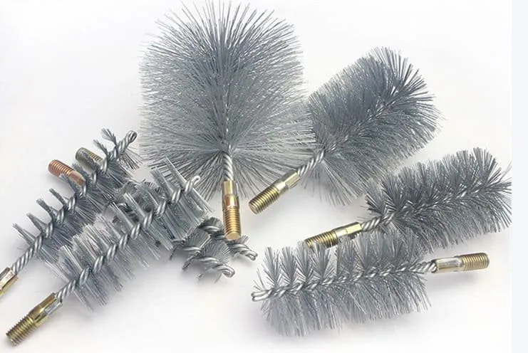 Pipe cleaning brush inspection for worn bristles and stem condition