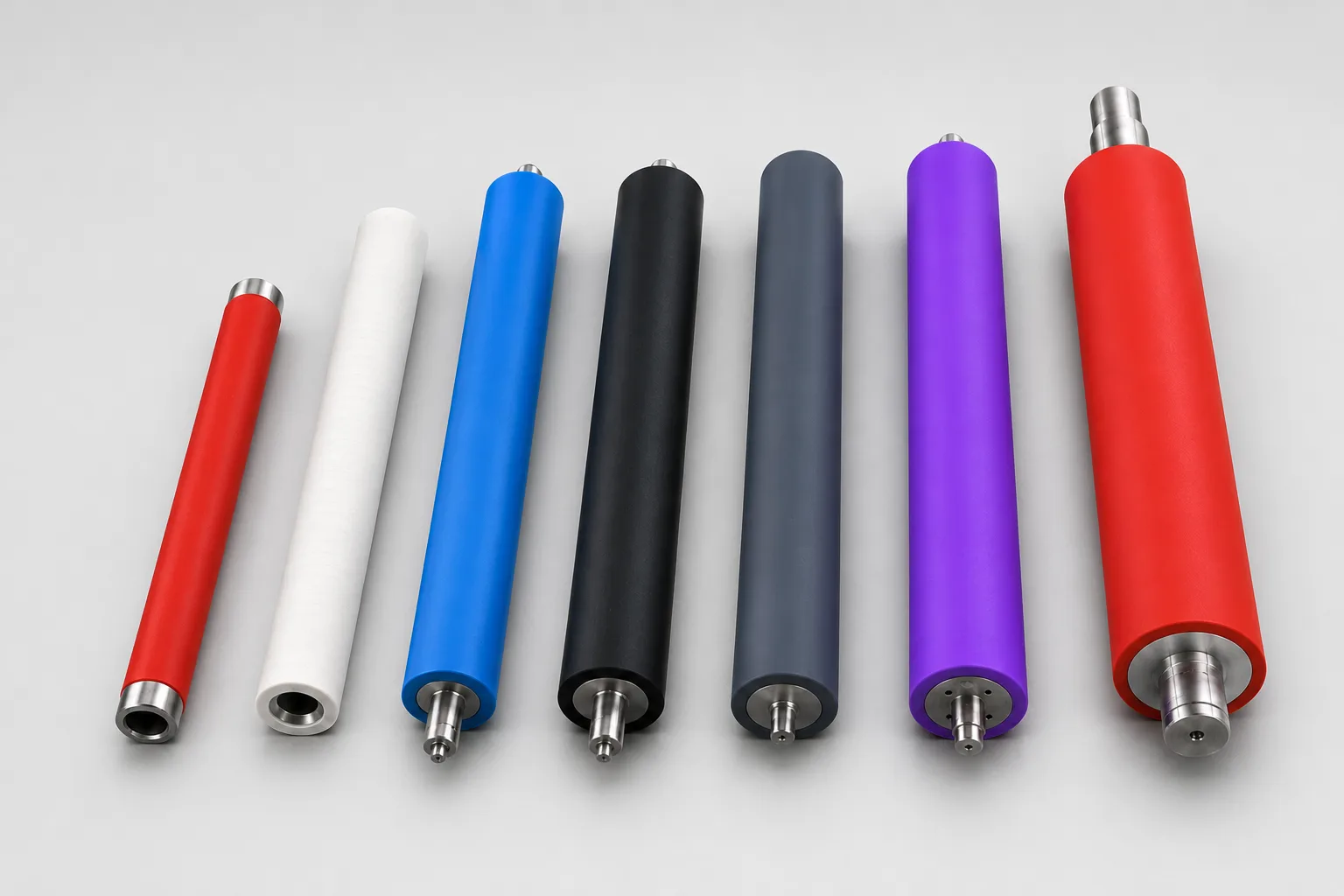 Custom Rubber Covered Rollers
