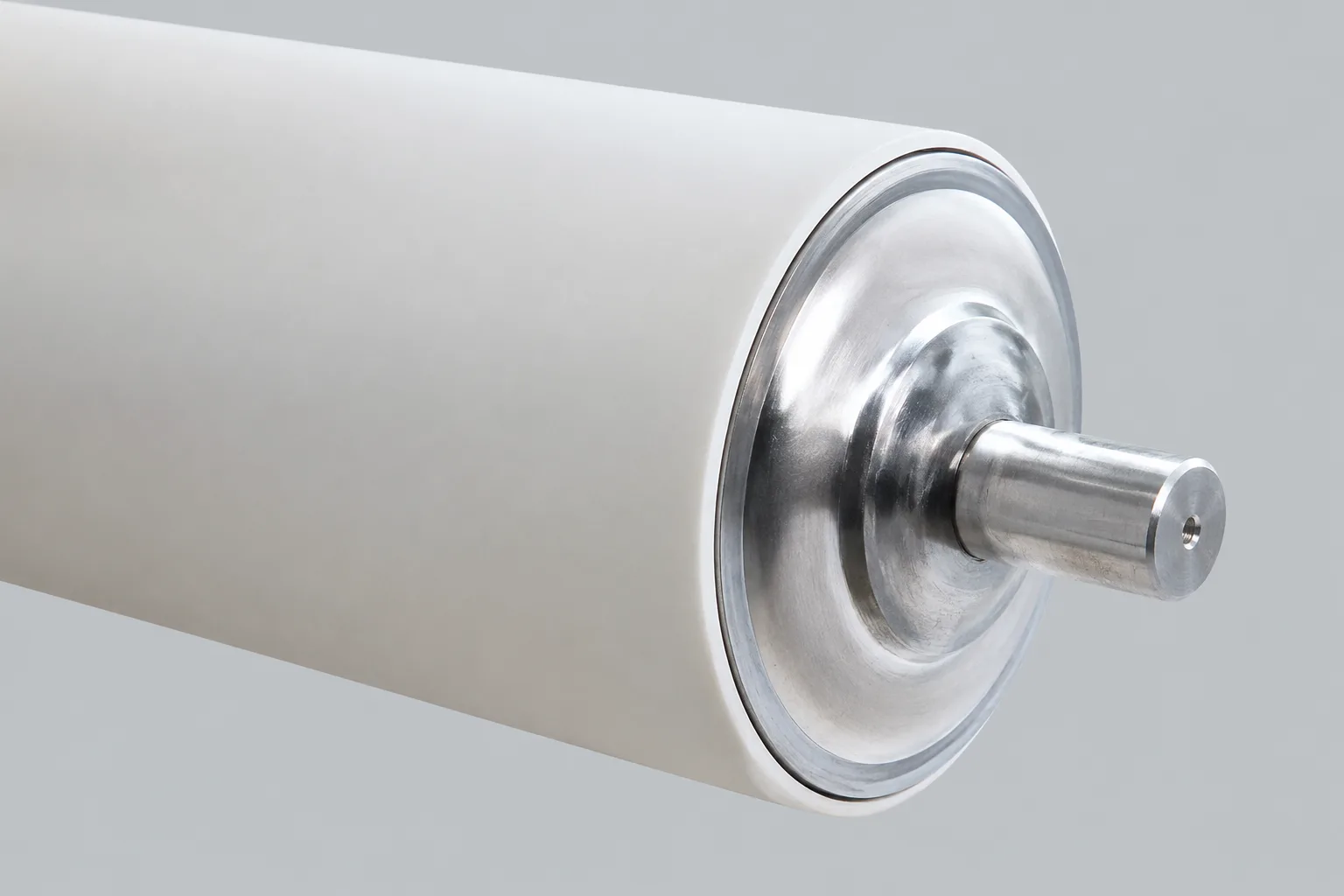 Liquid silicone rubber covered rollers for specified process conditions