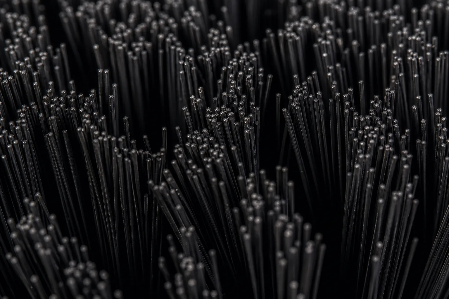 Synthetic filament for lighter disc brush cleaning and softer contact