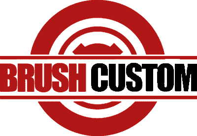 brushcustom logo red