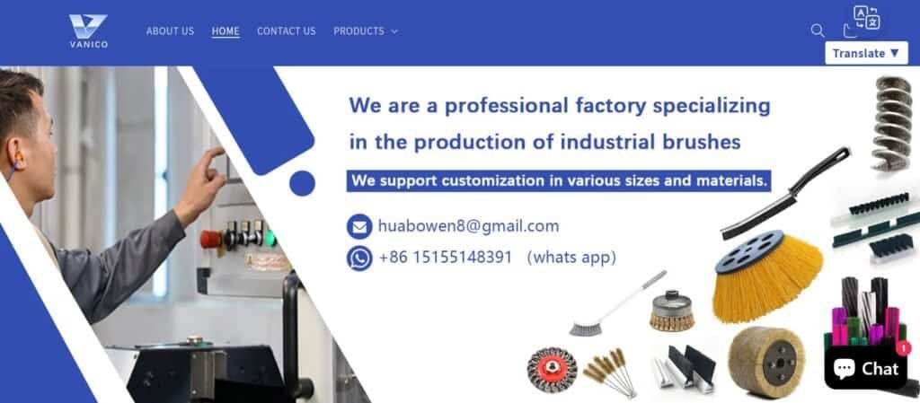 vancio brush factory