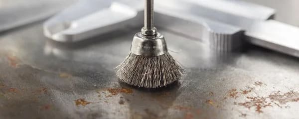 industrial brush for removing rust