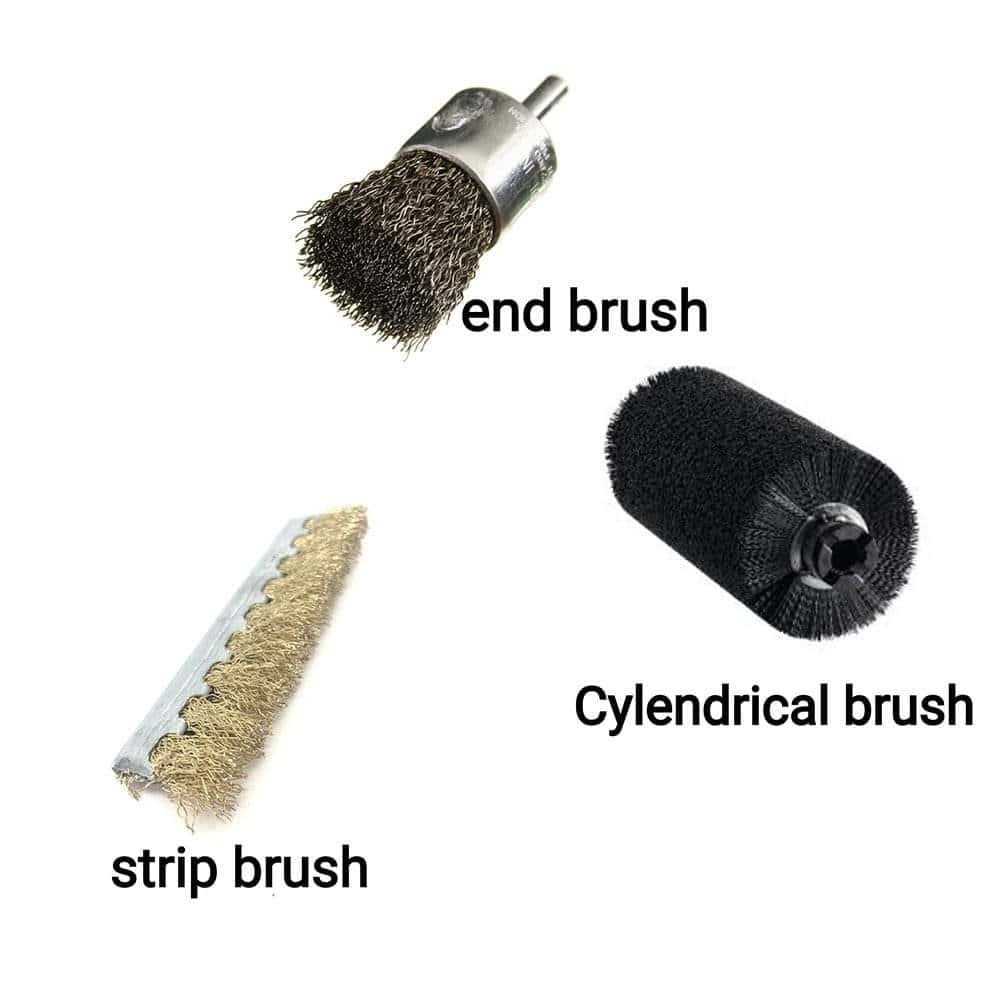 strip, cylinder and end brushes
