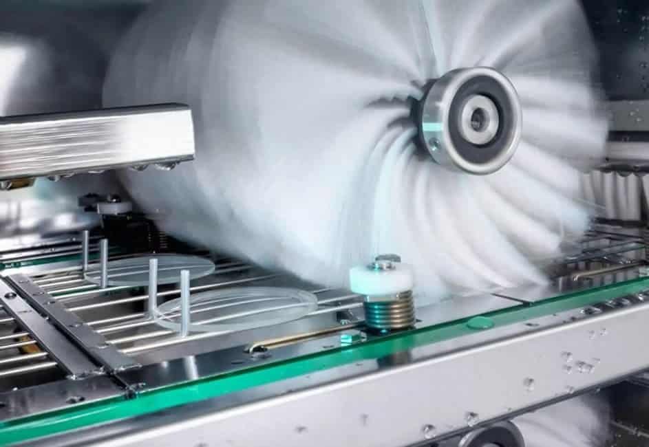 applications of industrial brushes in the glass deep processing field