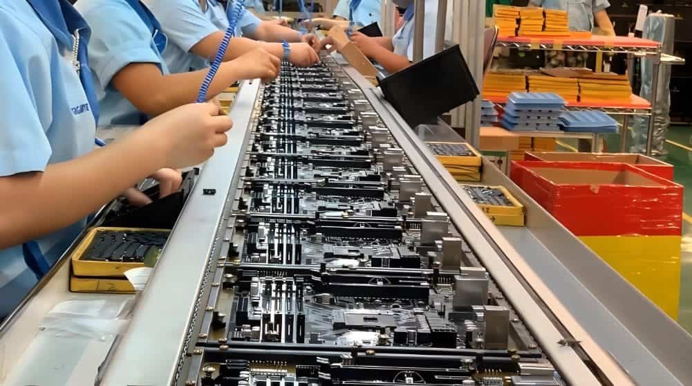 electronic factory workshop
