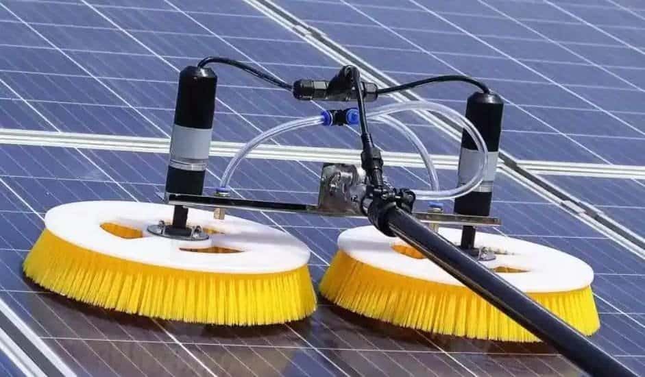 principles and advantages of automatic solar panel cleaning brushes