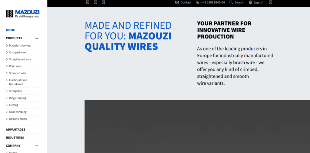 mazouzi draht gmbh网站