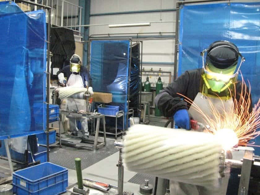 日本工业刷工厂照片